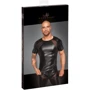 Футболка чоловіча Noir Handmade H056 Men's T-shirt made of powerwetlook Вlack, XL: Для кого Для мужчин