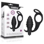 Анальная пробка с эрекционным кольцом и вибрацией LoveToy Ass Rasca Prostate Plug Combo Vibrating Black: Для кого Для мужчин