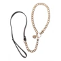 Нашийник з повідцем Taboom Statement Collar and leash (рожеве золото)