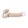 Безремневой страпон Strap-On-Me VIBRATING Flesh M: Для кого Для пары