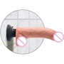 Вибратор Vibrating King Cock 9 with Balls, 20.7x5.7 см: Тип и форма Реалистичные