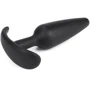 Анальна пробка LoveToy Lure Me Butt Plug Slim S Black: Материал Силикон