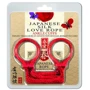 Наручники Japanese Silk Love Rope Ankle Cuffs, красный: Цвет красный