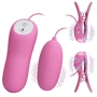 Віброяйце із затискачами для сосків LYBAILE Pretty Love Electric Shock & Vibro-Bullets Pink: Призначення Вагинальные
