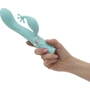Розкішний вібратор PILLOW TALK - Kinky Teal з кристалом Сваровські: Призначення Двойные