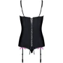 Комплект Obsessive Floweria corset, L / XL фото 5
