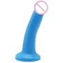 Toy Joy Get Real Happy Dicks Dong 6 Inch - фалоімітатор з присоскою, 12,7х3 см, блакитний: Призначення Вагінальні