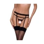 Трусики-стрепи SHELLY THONG black L / XL - Passion Exclusive