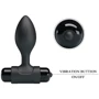 Анальний затор LYBAILE Pretty Love Vibra Butt Plug Black фото 7