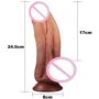 Фаллоимитатор LoveToy Dual-Layered Silicone Nature Cock 10" Flesh: Назначение Вагинальные