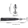 Флогер з анальною пробкою sLash BDSM-NEW PU Leather Whip with Anal Plug: Виробник sLash