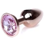Анальная пробка с кристаллом BOSS of TOYS Boss Series - Jewellery Red Gold PLUG Rose S, BS6400108: Особенности С кристаллами
