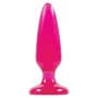 Анальная пробка Pleasure Plug Small, 10x3.5 см, розовый