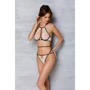 Комплект Passion CHIKA SET cream S/M: Декор Кружево