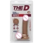 Фаллоимитатор реалистичный Doc Johnson The D Perfect D 7 Inch With Balls Ultraskyn (карамель): Тип Реалистичные