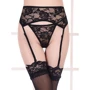 Пояс для панчіх + стрінги NDS 0032-2 Вlack S/M (17779)