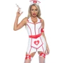 Виниловый костюм медсестры Leg Avenue Vinyl ER Hottie XS