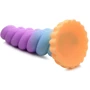 Фантазийный фаллоимитатор в форме рога Единорога Creature Cocks Mystique Silicone Unicorn Dildo: Наличие вибрации Нет