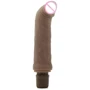 Вибратор для точки G CyberSkin G-Spot Buzzer, 19,05x3.3 см, коричневый