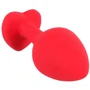 Анальна пробка із кристалом Orion Silicone Plug Medium фото 7