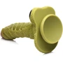 Фантазійний фалоімітатор Creature Cocks Swamp Monster Green Scaly Silicone Dildo: Мошонка Нет