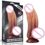 Фаллоимитатор LoveToy Dual-Layered Silicone Nature Cock 10" Brown: Назначение Вагинальные
