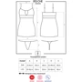Облегающая прозора сорочка Obsessive 812-CHE-1, L / XL фото 4