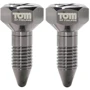 Tom of Finland Screw U II Magnetic Nipple Clamps - прикраса для сосків