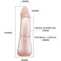 Насадка на пенис LYBAILE Sex Toys Big Man 6" Flesh: Для кого Для мужчин