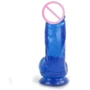 Фаллоимитатор Climax Cox 7.5" Colossal Cock Bawdy Blue, 13.3х5 см: Мошонка Есть