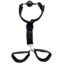Наручные ремни с кляпом NDS 6602 Black (22183)