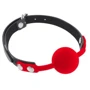 Класичний кляп з силіконовим кулькою Fetish Tentation Silicone Gag Ball