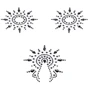 Пестіс Petits Joujoux Gloria set of 3 - Black