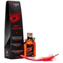 Набір для масажу Orgie – Sexy Therapy Strawberry (100 мл), їстівна розігрівальна олія + пір’їнка