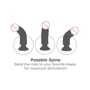 Вибратор Vibrating Cock Flesh, 17,5х4,8 см: Тип управления Поворотное реле
