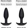 Анальний корок Dorcel WAVY PLUG: Матеріал Силикон