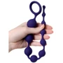 Анальная цепочка ToDo Anal Beads Grape, фиолетовая: Наличие вибрации Нет