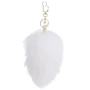 Анальная пробка Кроличий хвост LOCKINK Sevanda White Bunny-Tail Anal Pear-shape Plug: Материал Медицинский металл