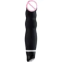 Волнистый мини вибратор My Favorite Mini Ribbed Vibe, 12х3 см, черный