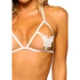 Комплект Leg Avenue Open cup bra and pearl panty White: Країна-виробник товару США