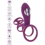 Вібронасадка з пультом дистанційного керування Toy Joy Halo Halo C-Ring Sleeve (фіолетовий): Особливості Со стимулятором клитора