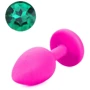 Силиконовая анальная пробка с кристаллом Silicon Pink 02 ( размер S ), SKN-SIL-PINK 02
