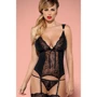 Сексуальный корсет с кружевом Obsessive Charmea, S/M