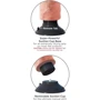 Вібратор для подвійного проникнення Pipdream King Cock Vibrating Double Penetrator: Для кого Для жінок