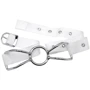 Фіксатор для рота Asylum Mouth Restraint with Metal Bit: Колір білий