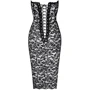 Платье Noir Handmade F301 Catalyst lace up midi dress Вlack, XXL: Материал Полиамид