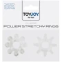 Набор из 2 шт колец на пенис Toy Joy - Power stretchy Rings Clear (10459-CLEAR)