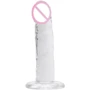 Прозрачный фаллоимитатор и насадка для страпона Alive Jelly Dildo Speedy
