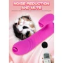 Вибратор BOSS FoxShow Silicone Heating and Thrusting Vibrator Purple: Длина, см 23.2