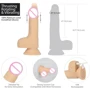 Фаллоимитатор с пульсацией Naked ADDICTION 6.5" Thrusting Dong With Remote: Мошонка Есть